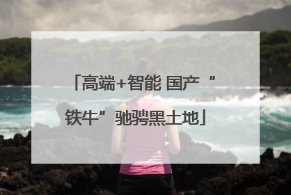 高端+智能 国产“铁牛”驰骋黑土地