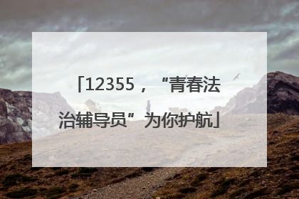 12355，“青春法治辅导员”为你护航
