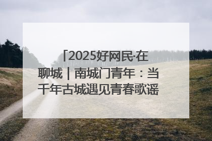 2025好网民·在聊城｜南城门青年：当千年古城遇见青春歌谣 一湖碧水见证的“聊城式浪漫”